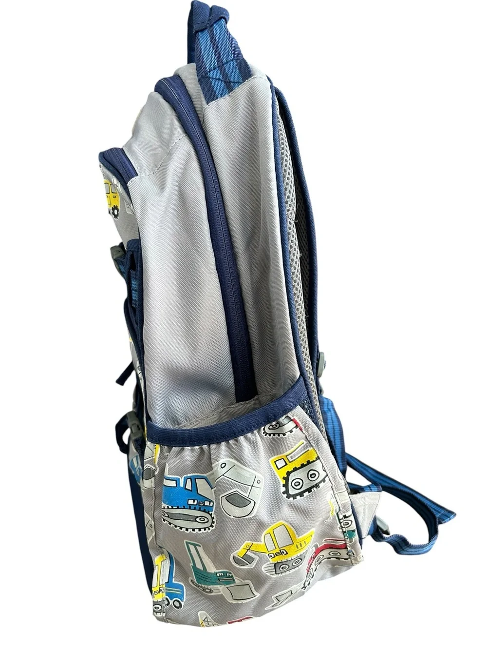 Pottery Barn Kids Construction Backpack - Blue, Yellow, Red Mackenzie Gray